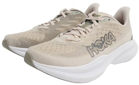 Hoka Herren Mach 6 Sneaker, Hafermilch/Gerste, 42.5 EU