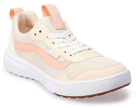 Vans Women's Range EXP Sneaker, Mesh Peach Beige/White, 8 UK