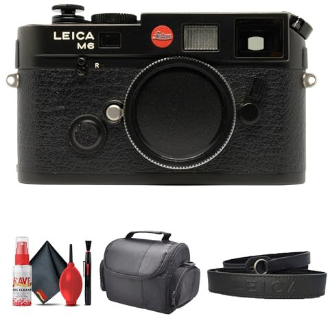 Leica M6 Rangefinder 35mm Fully Mechanical Operation Camera (10557) + Bag + Cleaning Kit