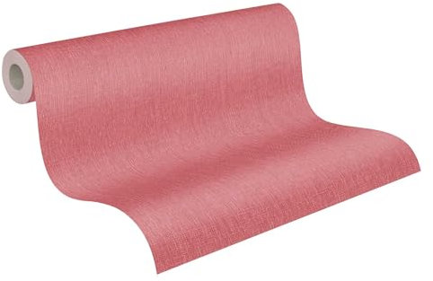 A.S. Création Vliestapete - Uni Tapete 396522 in Rot - einfarbige Wandtapete für verschiedene Räume 10,05 m x 0,53 m