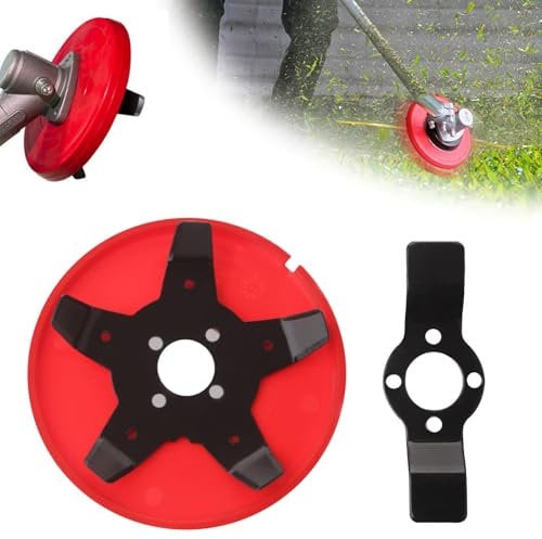 Ellxen Unkrautbürste,Universal Messer Trimmerkopf für Rasenmäher,Freischneider Zubehör,Stahldraht Rasentrimmerkopf für Wasser,Freischneider Rundbürste,effektiven Unkrautentfernung,Moos.