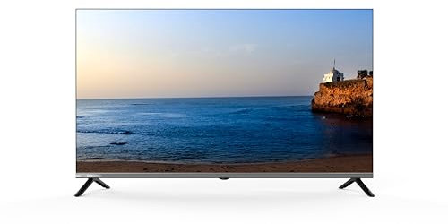 CHIQ L40M9E 40 Zoll (100 cm) Fernseher Smart TV, FHD, HDR10, Google TV, Google Assistant, TripleTuner DVB-C/T/T2/S/S2, Dolby Audio,DBX-tv, Chromecast Built-in, HDMl, USB,Metallfreies Design,Schwarz