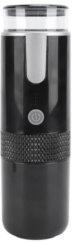 Machine à Expresso électrique Portable, Machine à café de Camping, Machine à Expresso à Batterie Auto-chauffante Compatible avec la Capsule pour Camping-Car, Randonnée,