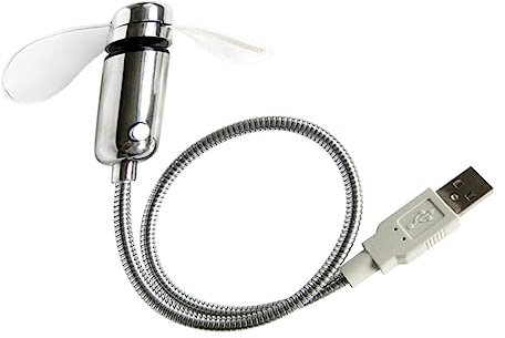 Artibetter 3pezzi Mini Ventilatore Portatile Usb Con Orologio Led Ventilatore Da Tavolo Compatto e Silenzioso Per Casa e Ufficio Funzione Di Rinfrescamento e Visualizzazione