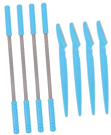 PAMINGONO 4stücke Teiliges Set Zur Gesichts-haarentfernung Und Augenbrauenrasur Tragbare Schmerzfreie Epilierer Für Gesicht Und Augenbrauen Für Unterwegs Inklusive Trimmer