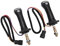CHICIRIS Manijas de Joystick de Excavador de 3 Botones, Diseño Ergonómico, ABS Duradero y Material de Aleación de Aluminio Compatible con Doosan DH DX150 215 225 300 370-9c, Mini