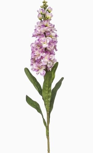 artplants.de Kunstblume Levkoje DIHALLA, helllila, 80cm - Künstliche Blume