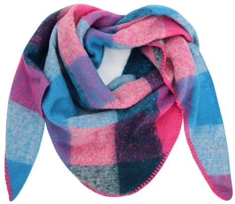 Glamexx24 Damen Schal Dreiecksform - Halstuch -viele Farben - Unisex Winterschal Sommerschal XXL Muster Trend sehr weicher Schal
