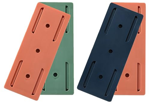 4 Stück Steckdosenleistenhalter Bohrfrei, aus Kunststoff