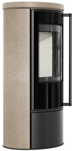 KRATKI ERIK Ø150 5,5 kW Keramikofen GOLD SATIN mit Keramikabdeckung