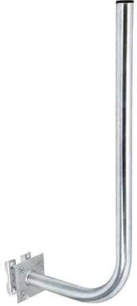 Premium X 30cm Wandhalter 70cm Mast Stahl Ø 38mm mit Zahnschellen Wetterstation Wand-Halterung extra lang