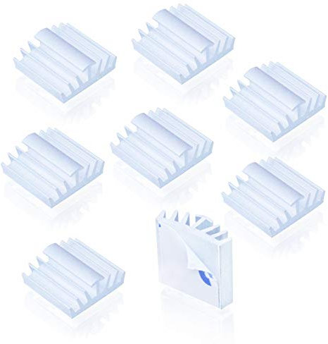 AABCOOLING Ram Heatsink 1 - ensemble de 8 radiateurs compacts pour GPU et d’autres éléments électroniques qui ont besoin d’un refroidissement efficace passif