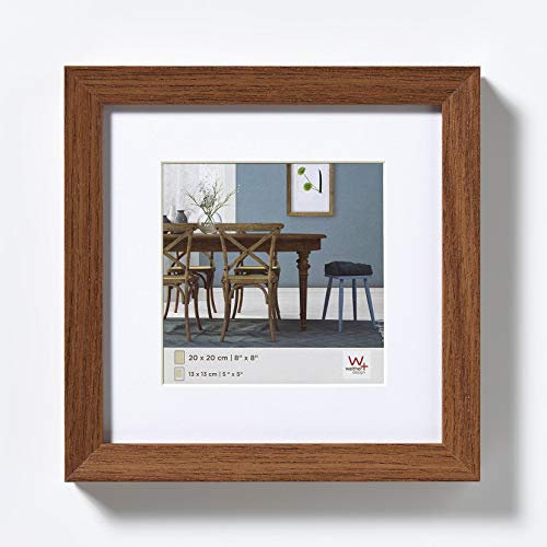 walther design EF220P Fiorito Holzrahmen 20x20 cm, Eiche dunkel