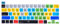 WYGCH Premiere Pro CC Tastaturabdeckung aus Silikon für MacBook Pro 16 Zoll A2141 2019 2020 Pro 13,3 Zoll A2338 M1/A2251/A2289 mit Touch Bar und Touch ID, US-Version