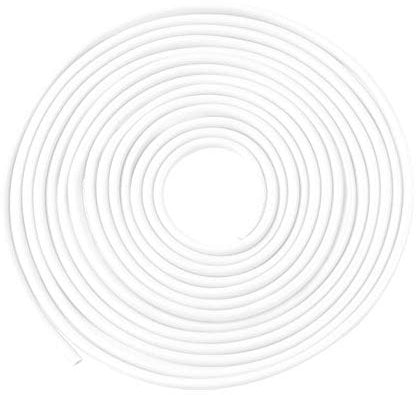 ETOPARS Car Door Edge Protector White 32ft 10M U Shape Car Door Moulding Edge Trim Rubber Scratch Seal Protector Guard Strip