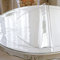 Zlovne Nappe en PVC Transparent,Nappe de Table Rond Facile À Nettoyer, Nappe Transparente de 1,5 mm D'épaisseur,pour la Cuisine,Le Bureau,la Table À Manger,Diamètre de Mesure (Diameter 100cm/39inch)