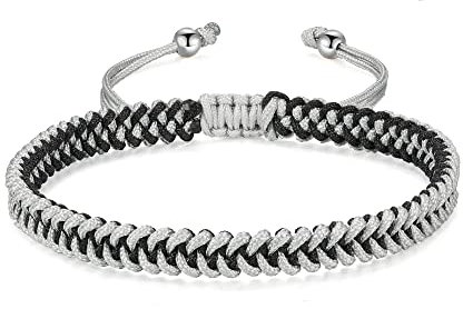 JENDEAR SHINE Geflochtenes Seil Armband Damen Herren, Mädchen Jungen Geburtstag Freundschaft Paar Geschenke Handgemachter Schmuck