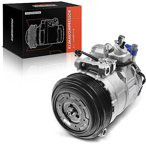 Frankberg Compresseur de Climatisation avec attelage Diesel Compatible avec Q7 (Van) 4LB 3.0TDI quat.tro 2007-2015 Remplacer# 7L6820808, y compris huile prép