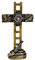 AMAJY Feuerwehrmann Feuerwehrmann stehendes Kreuz Statue Gedenkstätte 25,4 cm (H) spirituelle Kunst Tischdekoration Regal Display