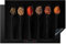 KitchenYeah© Herdabdeckplatte Einteilig Induktionsmatte Küche Abdeckung Ceranfeld Herd Abdeckplatte Deko Vinyl Matte Aufrollbar Löffel - Gewürze - Schwarz - Kräuter - Rustikal - 81.6x52.7 cm