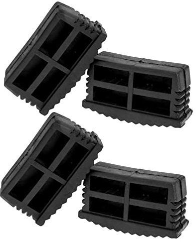 IWOWHERO 4stücke Teiliges Leiterfüße Abdeckung Aus Gummi Rutschfeste Fußkappen Für Mehr Stabilität Und Bodenschutz Leiter Zubehör Für Langlebigkeit 6.5 * 4 * 2.5cm