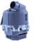 DEKAROX Pompa di riscaldamento EDS II Generation per Bosch Siemens 00654575 654575 Küppersbusch 436682, pompa di circolazione per riscaldamento, diametro 37 mm, diametro erogatore 30 mm, pompa di