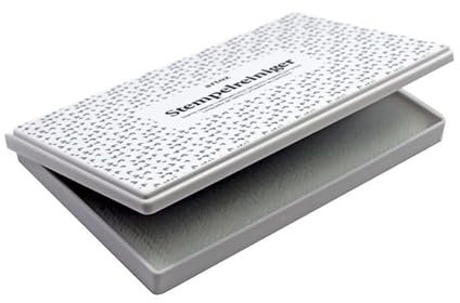 Artoz Stempelreiniger – 186 x 123 x 19 mm – zum Reinigen von Stempeln – neutrales Stempelkissen – geeignet für wasserlösliche Farbe