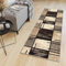 HaiTaoSy Tapis Cuisine Devant Evier Lavable Antiderapant 40 x 140cm, Tapis Couloir (sur Mesure & 10 Designs)- Beige, Marron