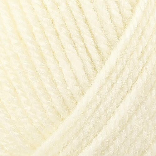 Gomitolo Lana acrilica 50 gr 100% acrilico ferri uncinetto filato gomitolo hobby creativi abbigliamento copertina (8200 Panna)