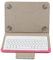 Annadue Clavier Universel pour Tablette 10 Pouces + étui en Cuir PU avec Support pour, pour iOS, pour Téléphone Portable à écran Géant pour Tablette (Clavier 10 Pouces + étui en Cuir