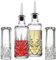 Godinger Öl- und Essigspender, Menage-Set und Salz- und Pfefferstreuer, Gewürzausgießer, Flasche und Salz- und Pfefferstreuer – Dublin Crystal Collection