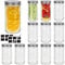 Yishik 12 oz Mason Jars with Silver Lids,12 Pack Glass Canning Jars 350ml Wide Mouth Crystal Jelly Jars for Honey,Jam Preserving,Pickling,Baby Foods,Drinks,Wedding Favors