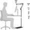 AYIZON Webcam Floor Stand, Metal Webcam Floor Holder compatible with Logitech C920 StreamCam C930 C922 C925e C615 Brio 4K