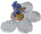 Miniature Mods - Movement Trays Age 10+ - 4 pack - round bases - 5 models in staggered formation - storage, transport, and organisation - Grey (32mm)