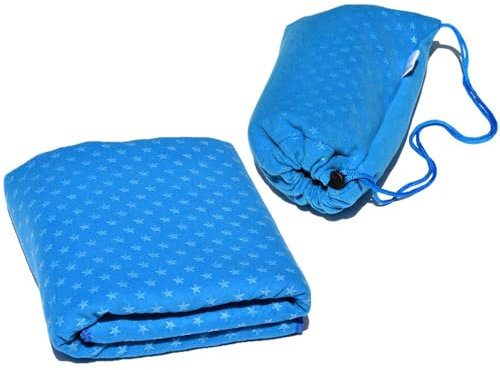 doorslay Yoga-Handtuch mit Sternmuster, saugfähige Yoga-Decke, rutschfestes Yoga-Tuch für Pilates, Yoga