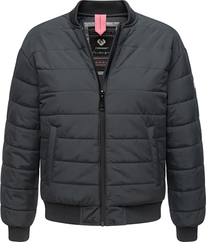 Ragwear Damen Winterjacke wasserdichte Kurze Bomberjacke mit wasserdichtem Reißverschluss Bombina YOUMODO XS-3XL