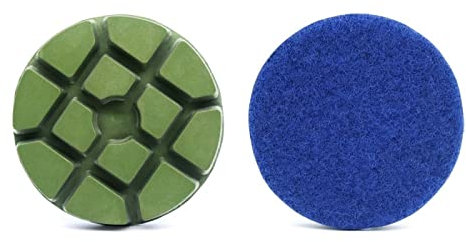 Diamant-Polierpads, 3 Diamant-Bodenpolierpads 3 Stück Renovieren Schleifscheibe for Beton Terrazzo Marmor Granit Stein(1500)
