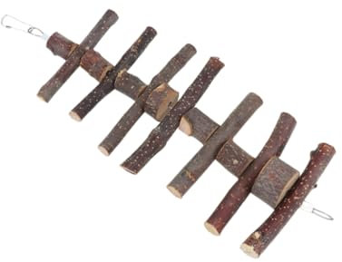 Milisten Jouets À Mâcher pour Hamster Brochette Molaire en Bois Marron Jouet pour Animaux De Compagnie
