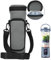 NUENSS-ROR Portable Blender Carrying Case with Lid for Ninja BC151 Series, Flip Portable Blender Travel Insulated Sleeve with Adjustable Crossbody Strap and Accessory Pocket (Grey)