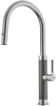 Franke Kitchen Sink tap with a Pull-Out spout Mythos Masterpiece Pull-Out Spray - Stainless Steel - 115.0711.554