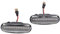 Yoegerery Dynamische LED-Seitenblinker, bernsteinfarben, superhell, Canbus, sequentielle Repeater-Leuchten für Fiat Panda 169 Punto 199 Evo Stilo Qubo Grande Multipla Idea 350 (transparent)