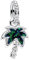 Feitery Green Palm Tree Charms Kompatibilität für Pandora Armband Herz Bead Wildtiere Charms für Damen Anhänger Meerestiere
