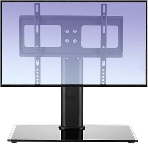 Soporte universal de base de TV LCD con colgador de pantalla de computadora de escritorio para 26 televisores de 42 pulgadas, soporta hasta 30 kg de soporte multifuncional