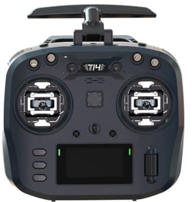 Eighosee Jumper T14 Hall ELRS Fernsteuerung Jumper T14 Hall ELRS Drohnen-Fernsteuerung ELRS Hochleistungs-FPV-Gerät für Langstreckenflüge FPV-Renn-Drohnen-Sender Drohnen-Sender T14 2.4G Hall