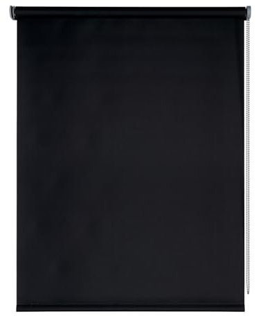 Stores Enrouleurs Occultants Premium, Store Occultant pour Intimité Maximale avec Installation Facile au Plafond ou au Mur, Store Opaque pour Salon ou Chambre, STORESBASIC Noir 200x250