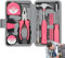 Haushaltswerkzeugkit | Pink Tool Box Set | Werkzeugkasten -Home -Kombination, Allzweck Home -Werkzeug -Set Mit Aufbewahrungsbox Für Zuhause, Garage, Mädchen
