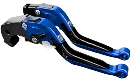 Leva Frizione Freno Per Suzuki AN UH Per Burgman 400/250/200/150/125 1998-2023 2024 Moto Leva Frizione Leva Freno Set maniglia pieghevole Leve Moto Frizione Leve Freno(Blue B)