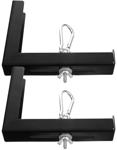 OUNONA Projector Wall Mount Bracket L-Shaped Adjustable 6-Inch Projector Screen Ceiling Mount with Hook Kit for Wall Hanging and Screen Support