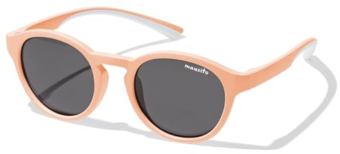 Mausito Sonnenbrille Kinder (3-6/6-9 Jahre) | Flexibles Design mit UV400 | Rahmen aus flexiblem TPEE & Polycarbonat | Leichtes Material für einen bequemen Sitz | Europäisches Design