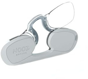 Nooz Optics Unisex ärmellose Lesebrille - Schlanke & leichte lesebrille für Damen & Herren mit kompaktem Etui - Erhältlich in verschiedenen Dioptrienstärken & Farben, Rechteckig